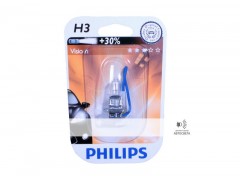 Галогеновая лампа Philips H3 Vision +30% блистер